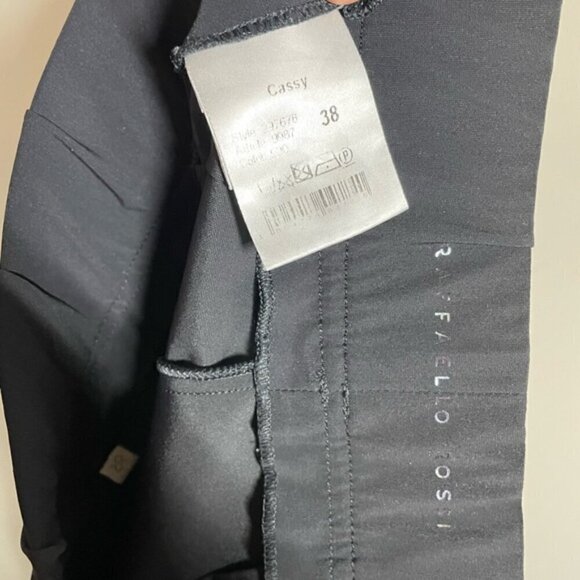 RAFFAELLO ROSSI BLACK CASSY PANT SIZE EU 38 - Picture 5 of 11